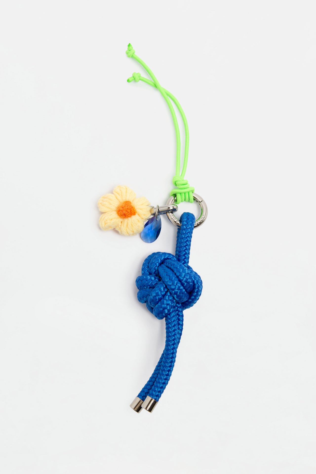 The KNOT CHARM Electric Blue